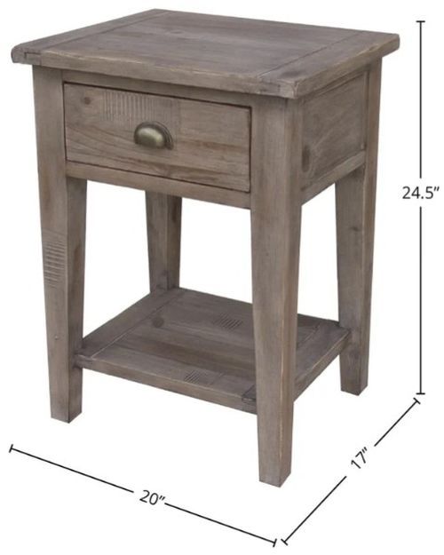 LH Home Irish Coast Sundried Side Table-1