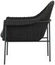 Four Hands Suerte Arashi Ink/ Dark Black Hyacinth Acrylic/Polyethylene Outdoor Chair -2