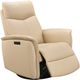 Leather Italia™ Cambria Inman Cream Power Swivel Glider Recliner-0