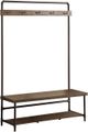 Coaster® Alise Chestnut Hall Tree with 5 Coat Hooks-0