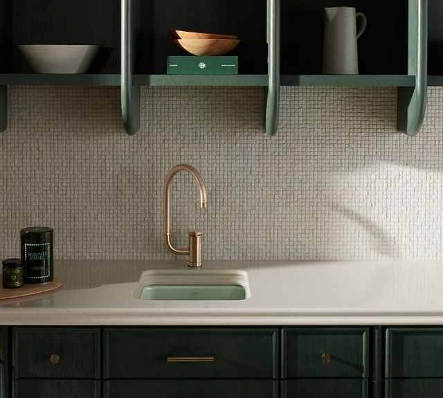 KOHLER® Iron/Tones® White 17" Top/Undermount Single-Bowl Bar Sink-2