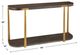 Uttermost® Palisade Walnut Console Table with Antique Gold Frame-2