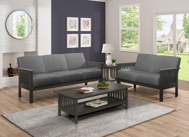 Homelegance® Lewiston Antique Gray/Gray Sofa-1