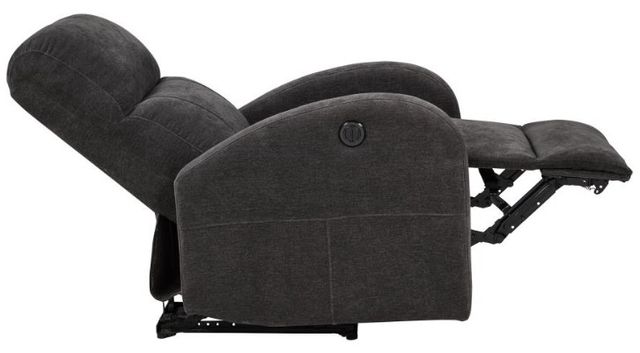 Coaster® Grant Charcoal Gray Upholstered Power Recliner-4