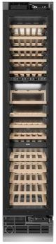 ZLINE 18 in. 9 Cu. Ft. Triple Zone 68 Bottle Panel Ready Right Hinge Column Wine Cooler-1