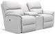 La-Z-Boy® Brooks Muslin Power Reclining Loveseat with Headrest and Console-1