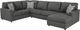 Signature Design by Ashley® Edenfield 3-Piece Charcoal Right-Arm Facing Sectional and Chaise-0