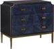 Currey & Company Kallista Dark Sapphire Blue Chest-1