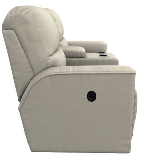 La-Z-Boy® Cade Bone Manual Reclining Loveseat with Console-3