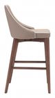 Zuo® Moor Beige Counter Chair-2