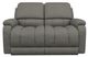 La-Z-Boy® Greyson Blue Grey Leather Power Reclining Loveseat with Headrest and Lumbar-1
