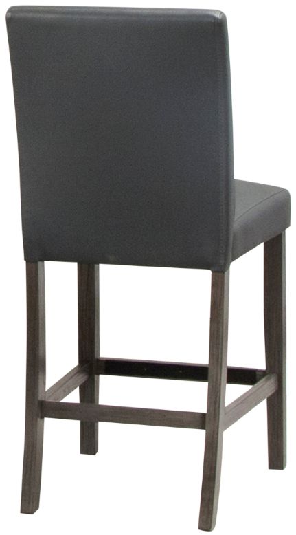 Cramco Cougar/Lyons Charcoal Gray/Smoke Parsons Counter Stool-3