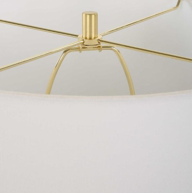 Uttermost® Wrenley Off-White Glaze Table Lamp-3