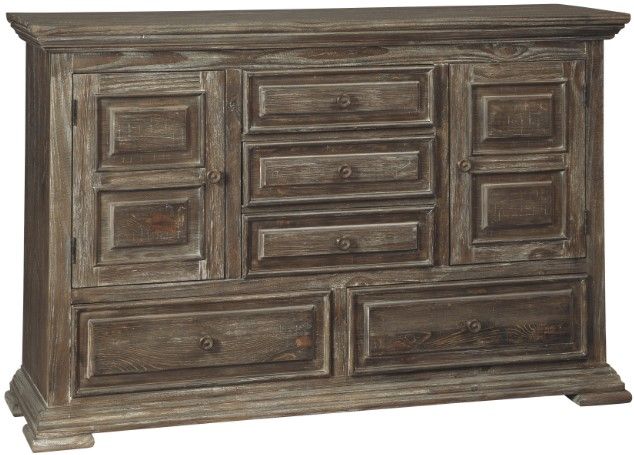 Signature Design by Ashley® Wyndahl 4-Piece Brown Queen Panel Bed Set-2