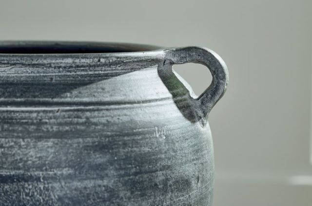 Signature Design by Ashley® Meadie Distressed Blue Vase-2