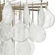 Uttermost® Goccia Antiqued Bright Silver Leaf 6-Light Tear Drop Glass Pendant-4