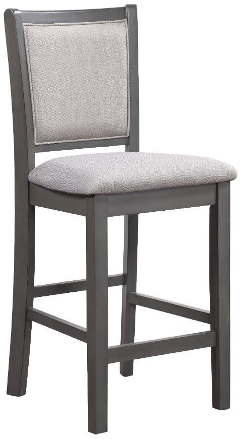 New Classic® Home Furnishings Amy 5-Piece Gray Counter Dining Set-2