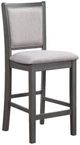 New Classic® Home Furnishings Amy 5-Piece Gray Counter Dining Set-2