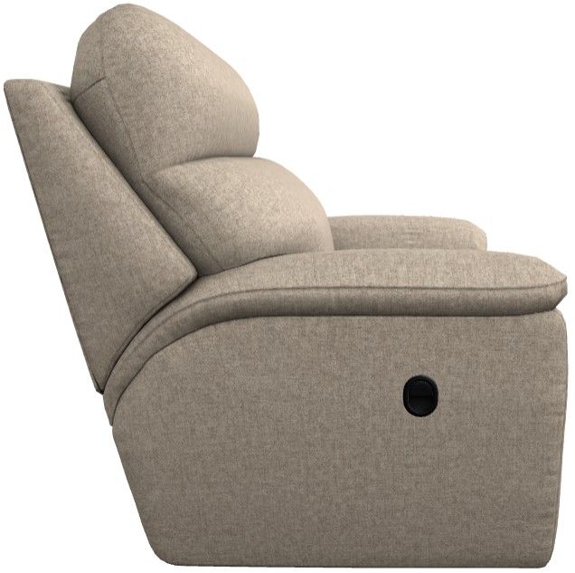 La-Z-Boy® Roman Chocolate Leather Power Reclining Chair and a Half with Headrest-3