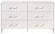 Homelegance® Ripple High Gloss White Dresser-2