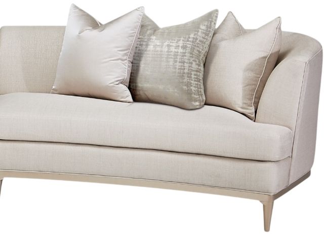 Michael Amini® Malibu Crest Chardonnay/Pearl Sectional Sofa-3