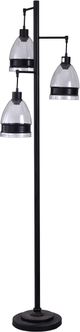 StyleCraft Black Steel Floor Lamp-0