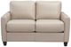 Leather Italia™ Savino Millbrook Taupe Loveseat-0