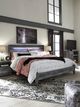Signature Design by Ashley® Baystorm Gray King Panel Footboard with Rails-2