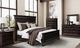 TOV Furniture Stamford Brown/Cream King Upholstered Panel Bed-1