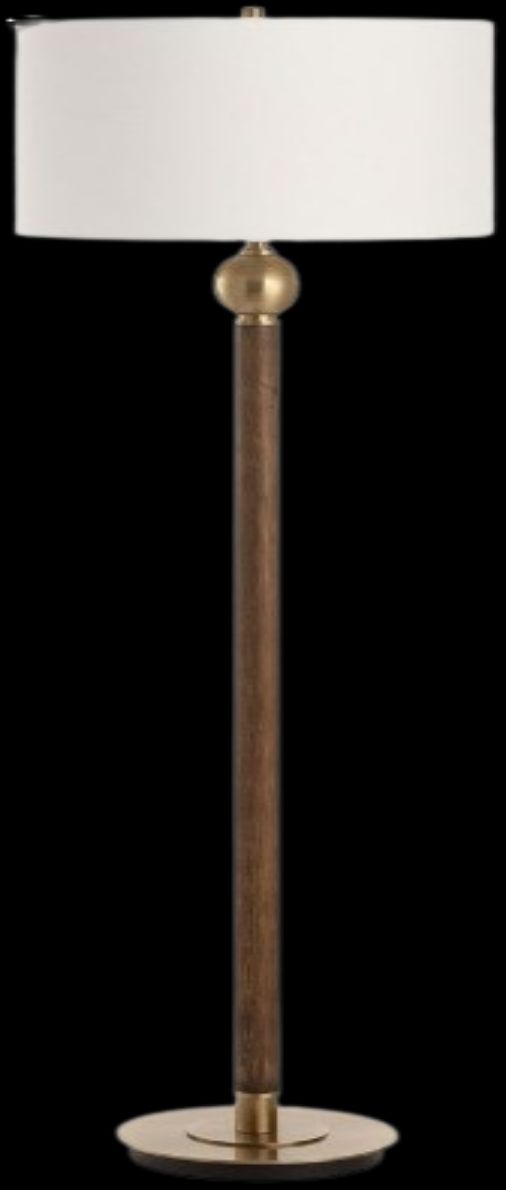 Uttermost® Keros Black/Brass Buffet Lamp-0