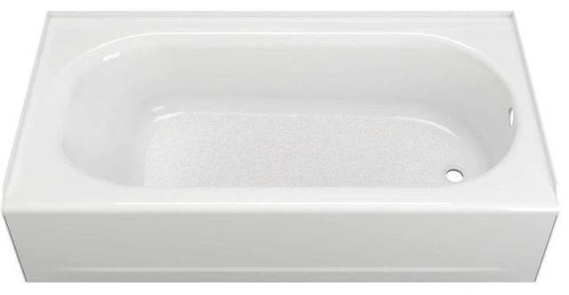 American Standard Princeton® White 60” x 34” ntegral Apron Bathtub Above Floor Rough Right-Hand Outlet-0