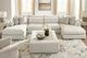 Signature Design by Ashley® Stonecroft Manor 4-Piece Snowstone U-Shape Sectional and Double Chaise-1
