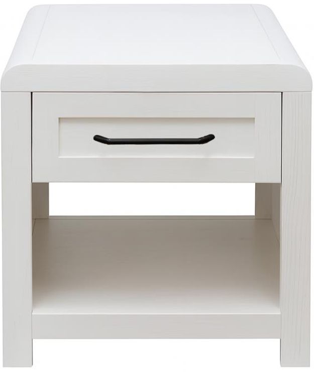 Legends Home Haven White End Table-0