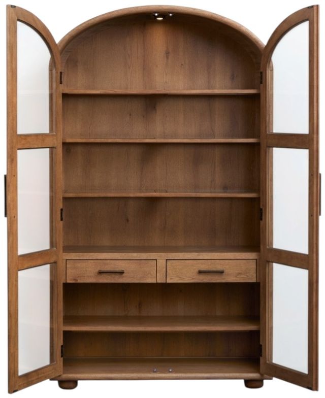 Magnussen Home® Woodward Dark Clove Brown Display Cabinet-2