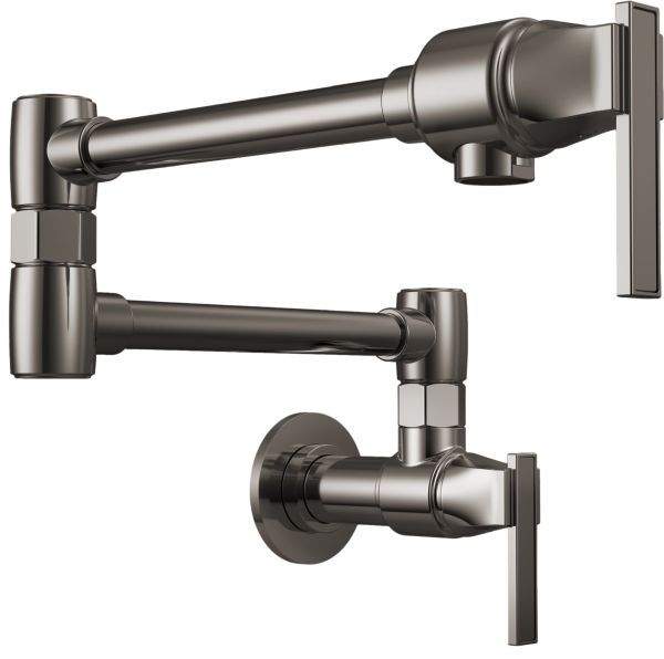 Brizo Frank Lloyd Wright® Brilliance® Black Onyx Wall Mount Pot Filler-0