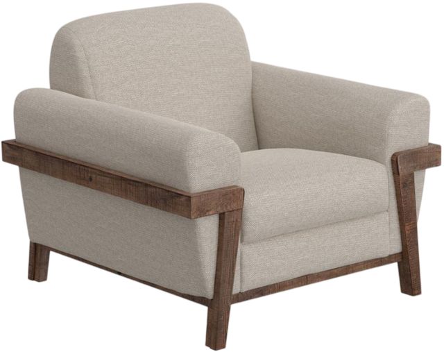 International Furniture Direct Loft Brown Ivory Accent Chair-0