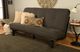Kodiak Furniture Linen Charcoal 7" Foam Full Futon Mattress -1