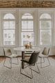 Moe's Home Collection Villa 2-Piece Black Dining Side Chair Set-4