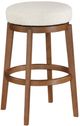 Homelegance® Lily Brown/White Swivel Bar Stool-0