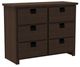 Elements International Cali Kids Brown Youth Dresser-0