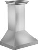 ZLINE 48" Stainless Steel Professional Convertible Vent Wall Mount Range Hood with Crown Molding-3