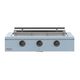 Caliber™ Rockwell Social 48" 3-Burner Bluestone Built-In Liquid Propane Grill with Pewter Hardware-0