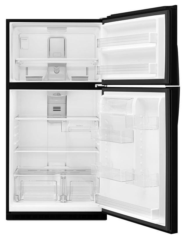 Whirlpool® 33 in. 21.3 Cu. Ft. Black Top Freezer Refrigerator-5