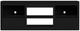 Elements International Rosalie Black 71" TV Console without Fireplace Insert-3