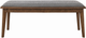 Coaster® Alfredo Upholstered Grey/Natural Walnut Dining Bench-0