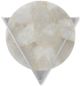 Currey & Company Baron Silver Leaf/Smoky Quartz Wall Sconce-0