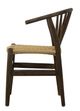 YHD Rim Dark Brown Dining Side Chair-4