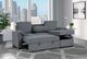 Global Furniture USA Dark Gray Reversible Sofa Bed -2