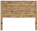 Signature Design by Ashley® Maystonna Brown King Crossbuck Panel Headboard-2
