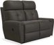 La-Z-Boy® Douglas Charcoal Leather La-Z-Time® Full Reclining Loveseat-0